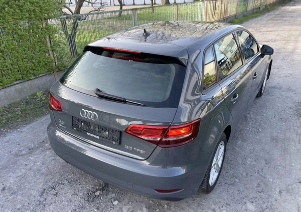 Audi A3 cena 33900 przebieg: 95000, rok produkcji 2019 z Ostrzeszów małe 277